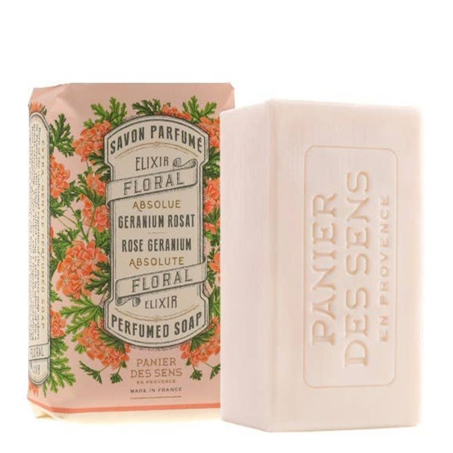 Soins Panier des Sens Savon Solide | Savon Parfume Geranium Rosat