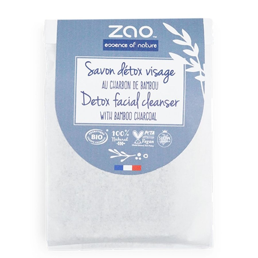 Soins Zao Essence of Nature Demaquillant & Nettoyant | Savon Detox Visage