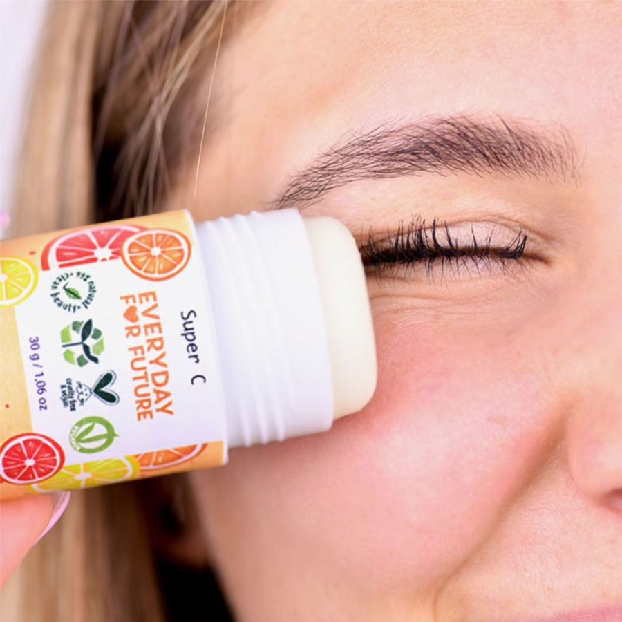 Soins Everyday for Future Soin Des Yeux & Levres | Stick Soin Regard Vitamine C Et A L'Acide Hyaluronique