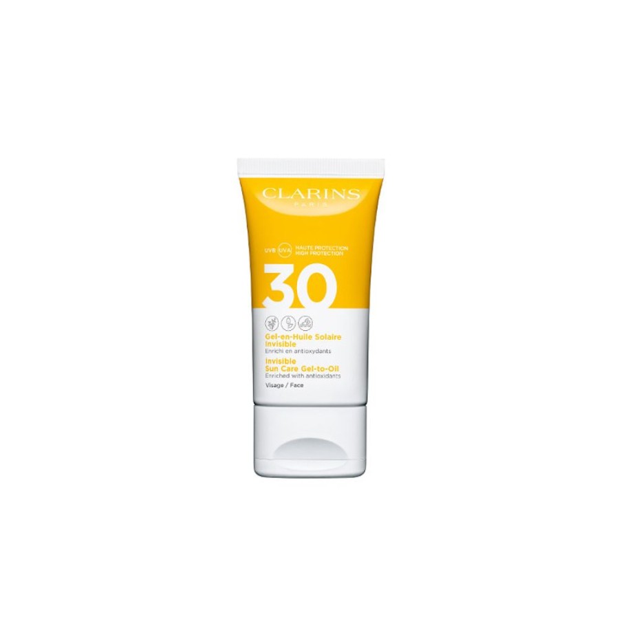 Soins Clarins Protection Solaire Visage | Gel-En-Huile Solaire Invisible Spf30