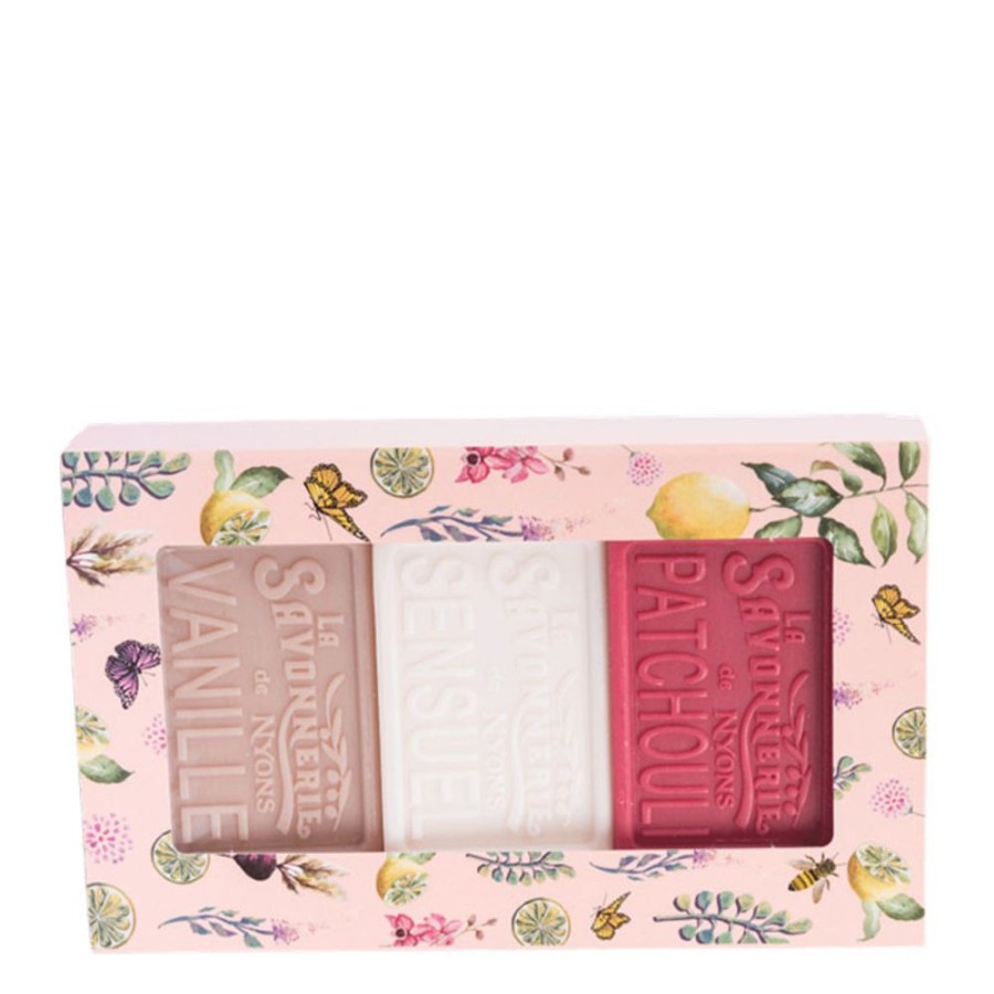 Soins La Savonnerie de Nyons Savon Solide | Fourreaux Aux 3 Savons Saumon